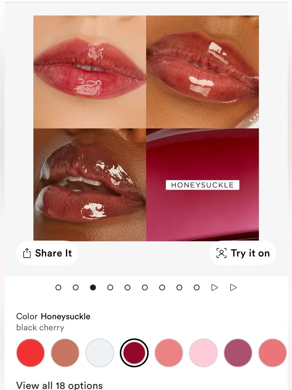 tarte Maracuja Juicy Plumping Lip Oil — Honeysuckle